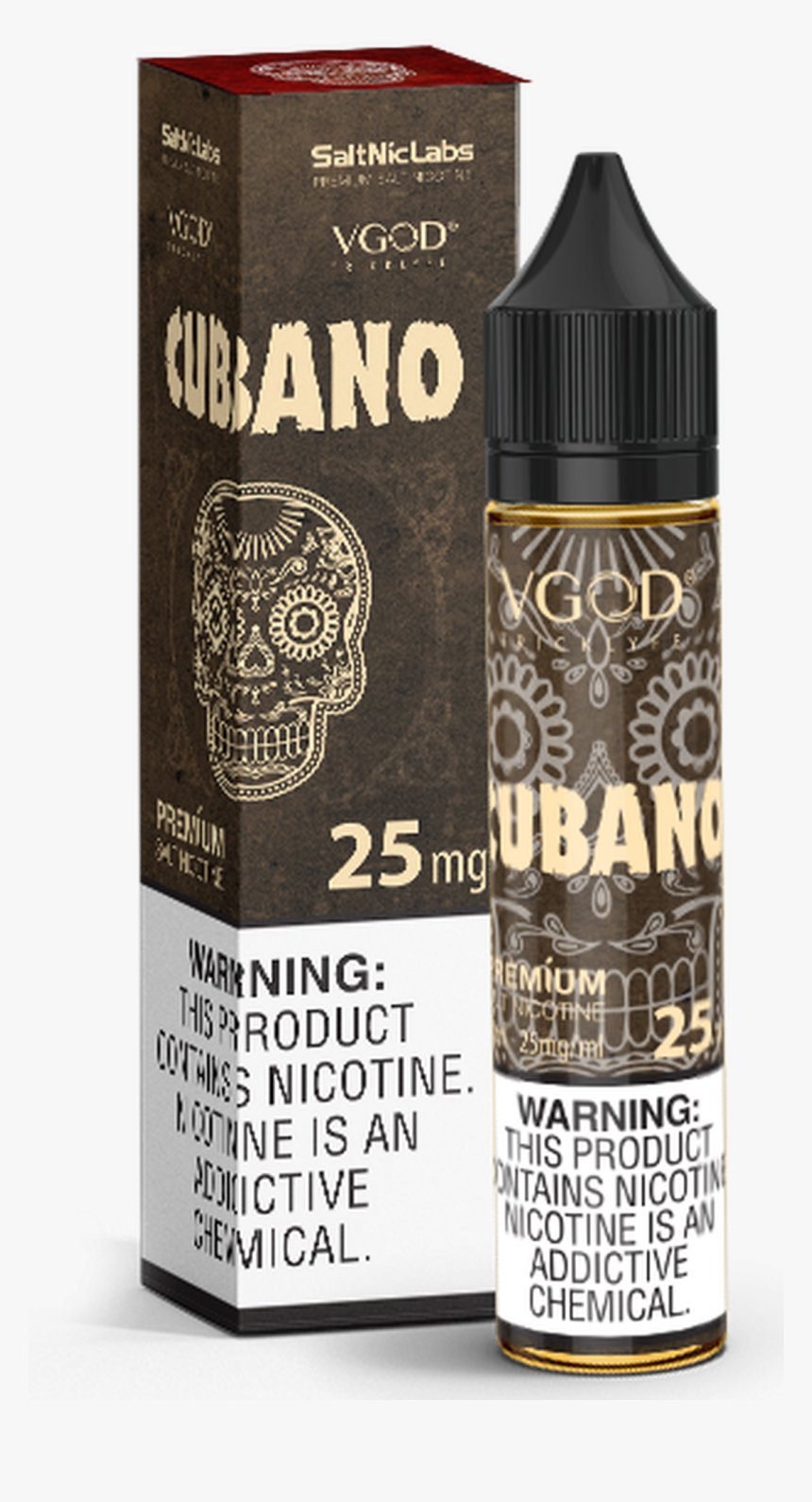 Vgod - Cubano Salts - 30ml, HD Png Download, Free Download