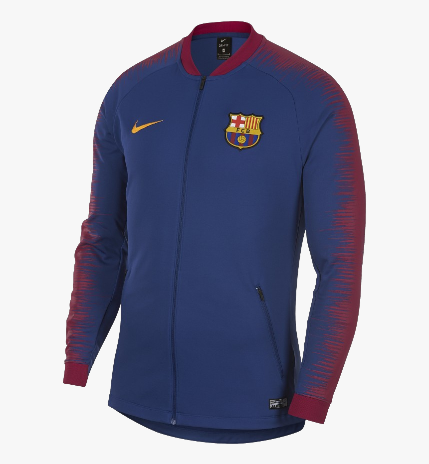 Fc Barcelona 2018 2019 Swit , Png Download - Nike Fc Barcelona Anthem Jacket Blue, Transparent Png, Free Download