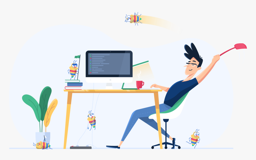 Bugsplat Is The Developers Weapon Of Choice - Cartoon, HD Png Download, Free Download