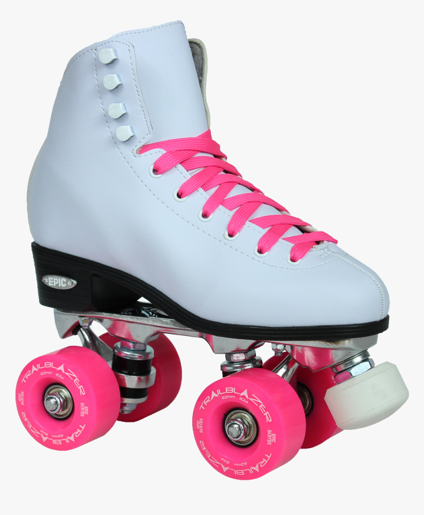 White And Pink Roller Skates, HD Png Download, Free Download