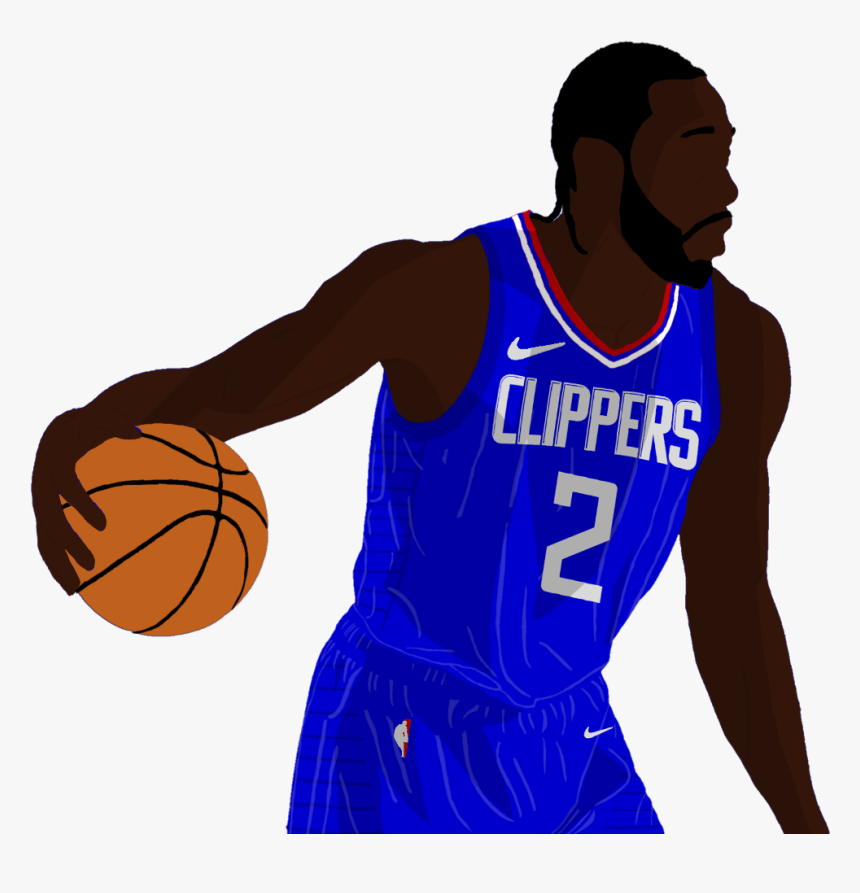 #kawhileonard #clippers #cartoon - Kawhi Leonard Cartoon Clippers, HD Png Download, Free Download