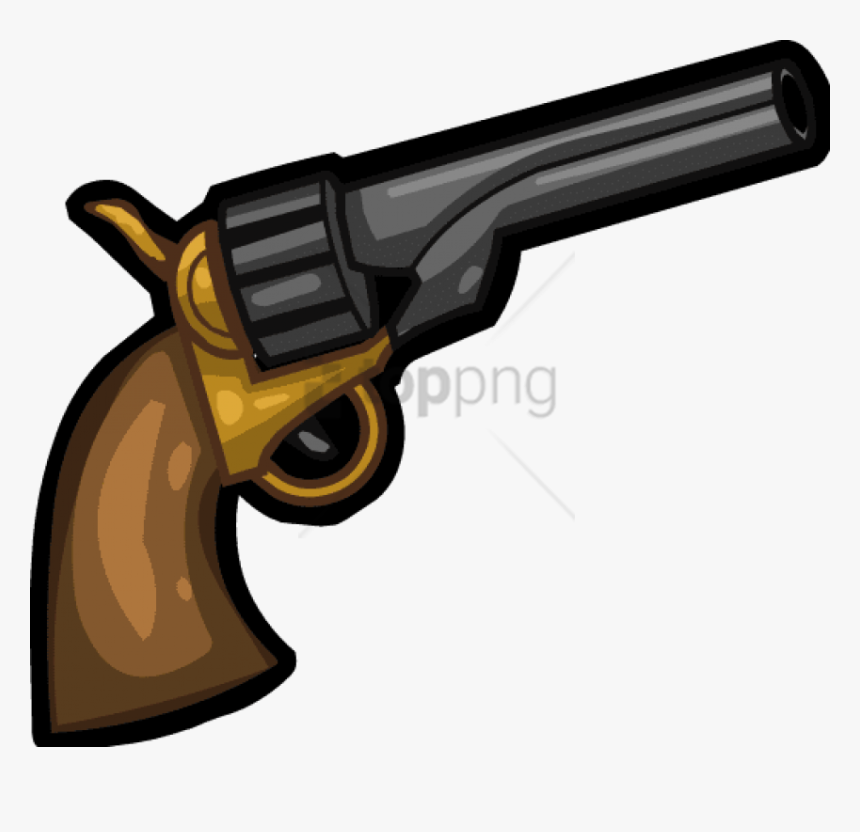 Transparent Bb Gun Clipart - Revolver, HD Png Download, Free Download