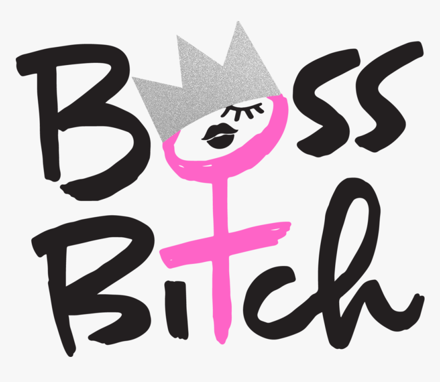 Boss Bitch Logo Silver Crown, HD Png Download, Free Download