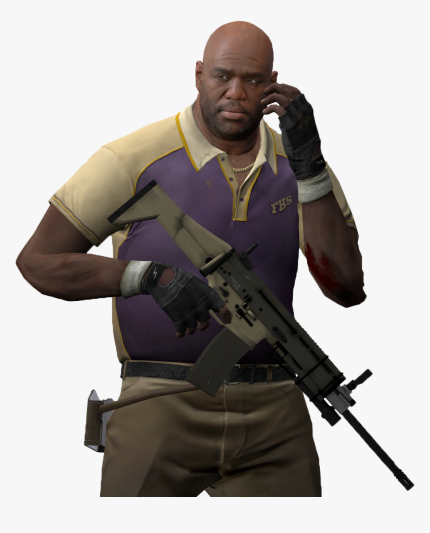 Image Result For Coach - Left 4 Dead Png, Transparent Png, Free Download