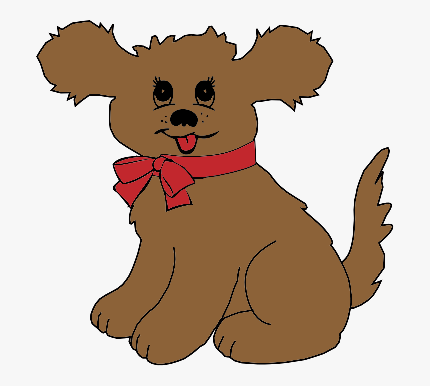 Happy Puppy - Clipart Brown Puppy, HD Png Download, Free Download