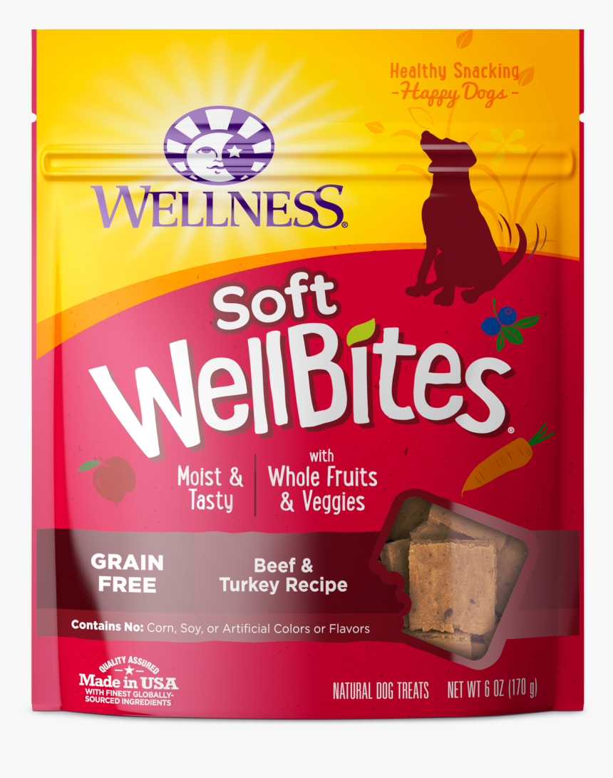 Wellness Wellbites Beef And Turkey - Wellness Soft Dog Treats, HD Png Download, Free Download