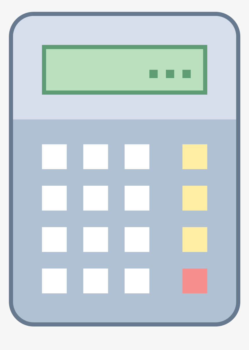 Calculator Icon Free Use Transparent, HD Png Download, Free Download