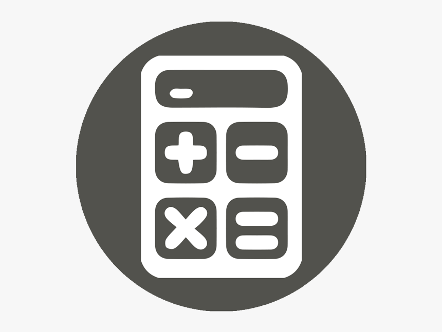 Gross Up Calculator Black And White Calculator Icon Hd Png