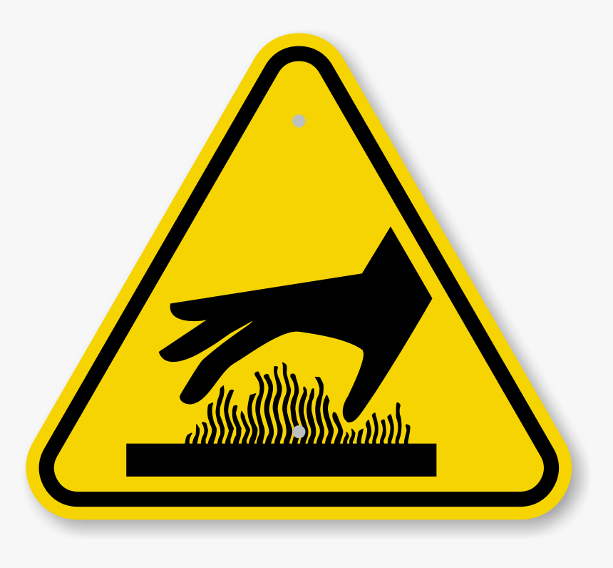 Iso Warning Signs - Burn Hazard Symbol, HD Png Download, Free Download