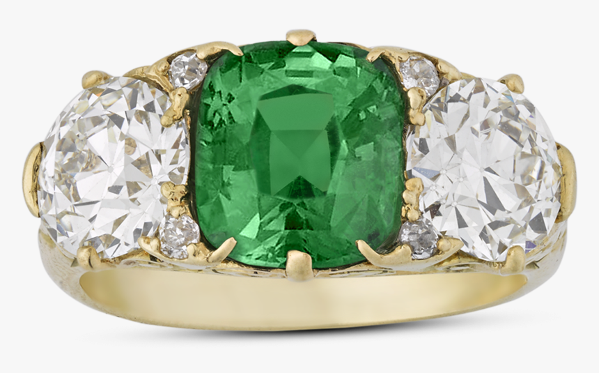 Demantoid Garnet Ring, - Emerald, HD Png Download, Free Download