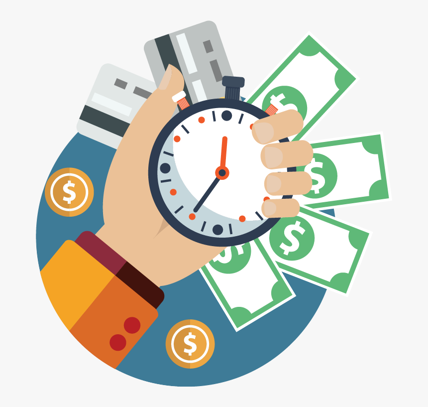 Time And Money Png, Transparent Png, Free Download