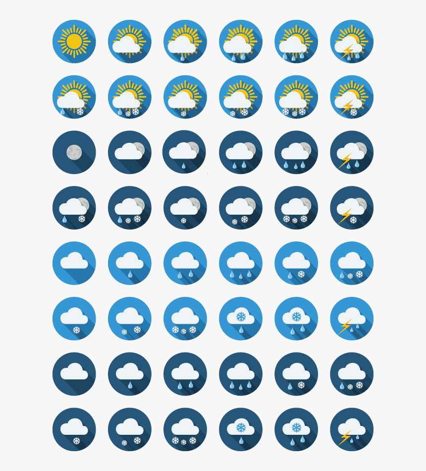 723 Weather Icons - Weather Icons Png Transparent, Png Download, Free Download