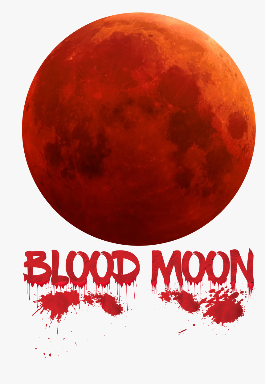 Blood Moon T-shirts, Pillows, Canvas - Moon, HD Png Download, Free Download