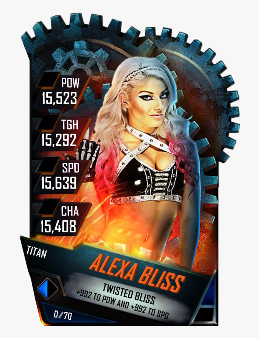 Alexabliss S4 18 Titan - Alexa Bliss Wwe Supercard, HD Png Download, Free Download