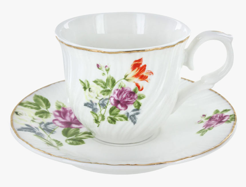 Teacup Coffee Saucer - Tea Cup With Transparent Background, HD Png Download, Free Download