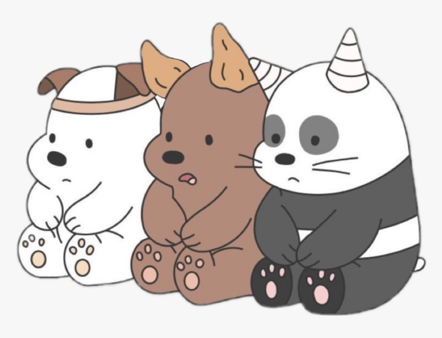 #webarebears #bears #cute #panda #webarebearscartoon - Cute We Bare Bears Drawing, HD Png Download, Free Download