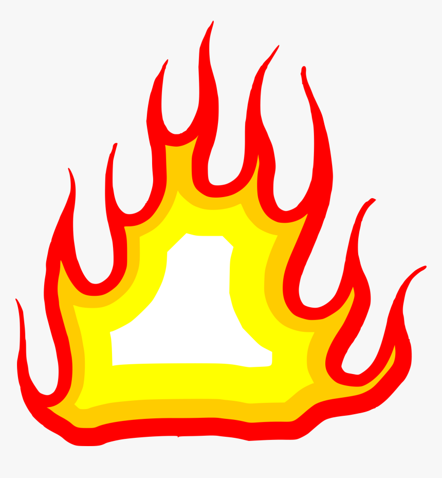 6 Cartoon Fire Flame Elements Vector 4 - Fire Cartoon Png, Transparent Png, Free Download