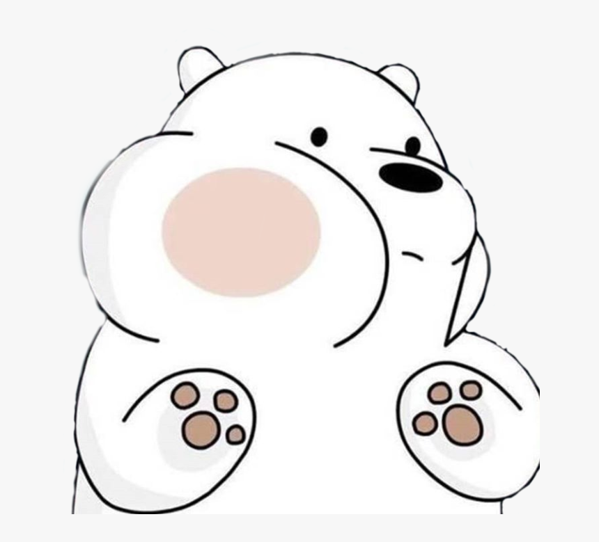 #sticker #we #bare #bears #webarebears #white #aestheticwhite - Imagenes De Polar Escandalosos, HD Png Download, Free Download