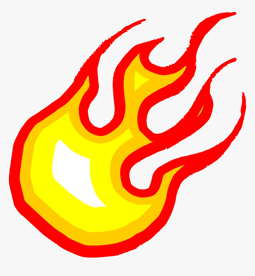 6 Cartoon Fire Flame Elements Vector 1 - Illustration, HD Png Download ...