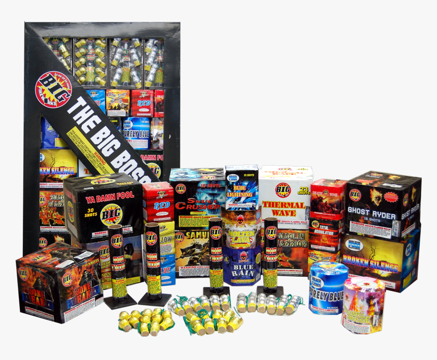 Big Boss Firework Assortment , Png Download - Firework Assortments, Transparent Png, Free Download