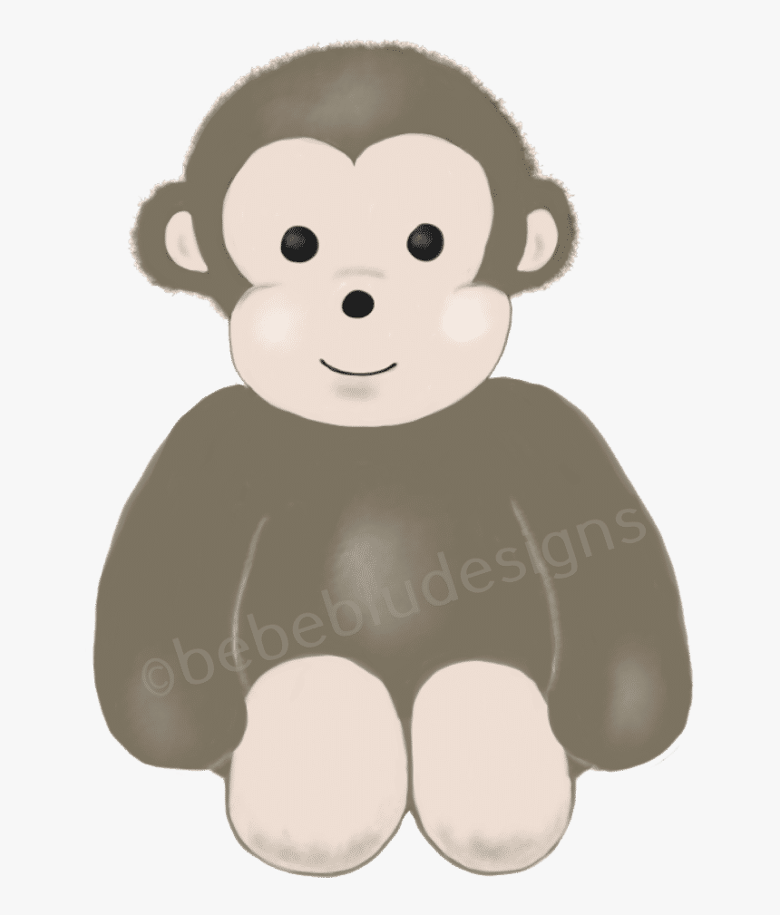 Baby Monkey Fixed - Cartoon, HD Png Download, Free Download