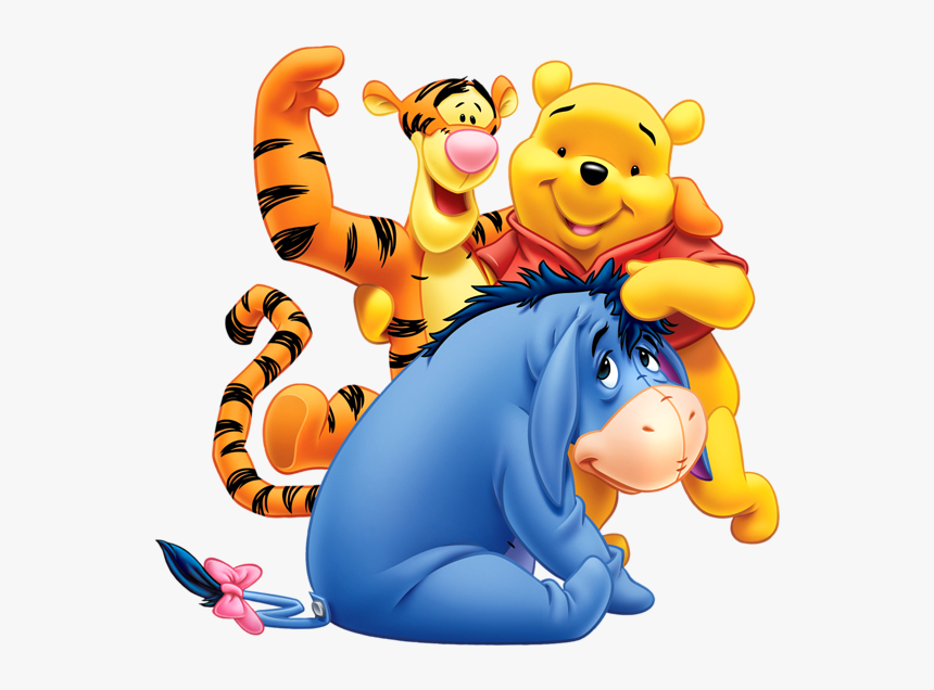 Winnie The Pooh Eeyore And Tiger, HD Png Download, Free Download