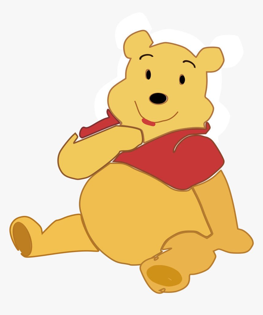 Winnie Pooh Png Png Download Winnie The Pooh Sit Transparent Png Kindpng