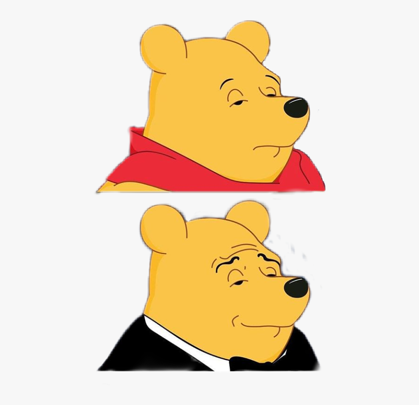 #yellow #bear #meme #funny #winnie #pooh #winniepooh - Winnie Pooh Meme Sticker, HD Png Download, Free Download