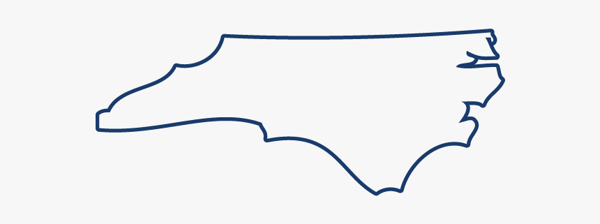 North Carolina - North Carolina Outline, HD Png Download, Free Download