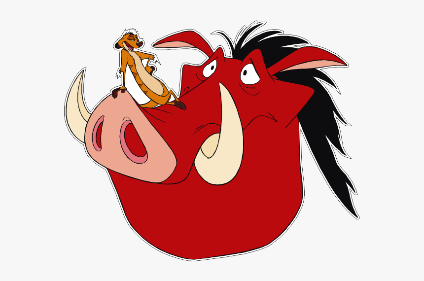 Simba Lion Timon And Pumbaa Hakuna Matata Vector Graphics - Timon & Pumbaa Png, Transparent Png, Free Download