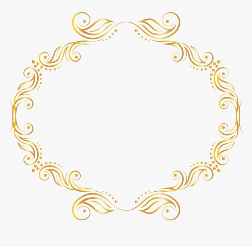 Frames, Image, Gold Stars, Frame, Picture Frames - Png Circle Border Design, Transparent Png, Free Download