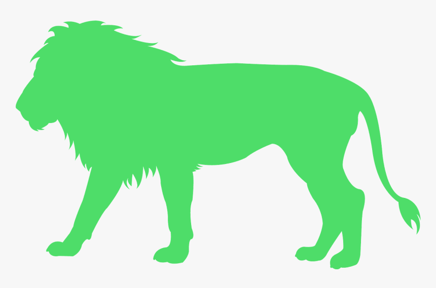 Lion African Animal Silhouette, HD Png Download, Free Download