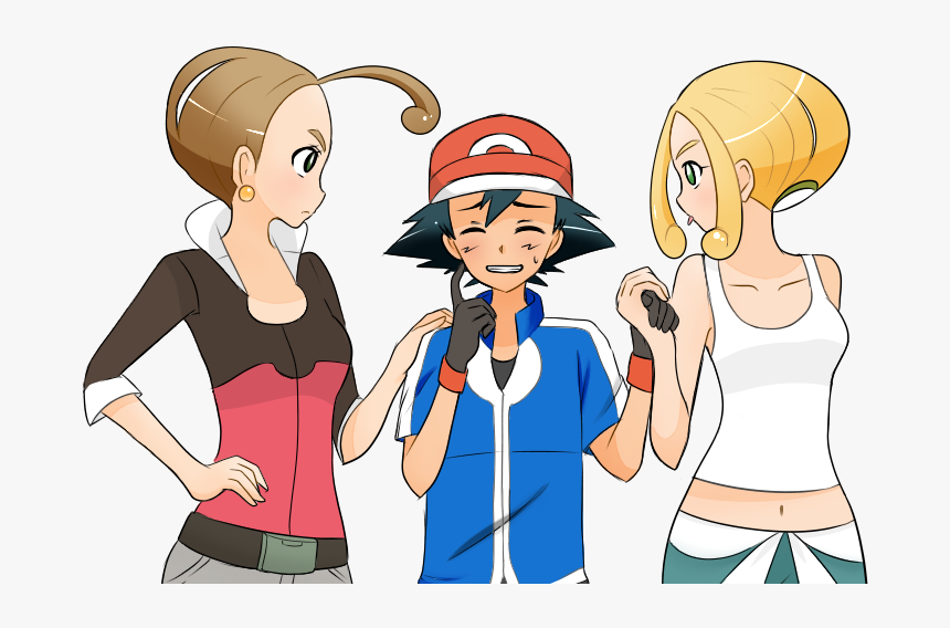 Pokemon Ash And Viola , Png Download - Pokemon Viola X Ash, Transparent Png, Free Download