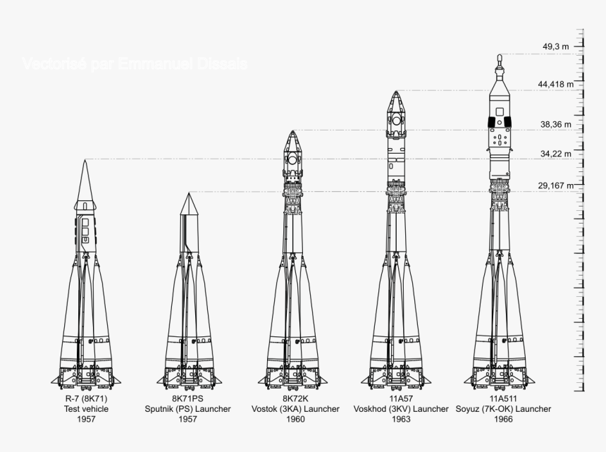 Sputnik 8k Rocket, HD Png Download, Free Download