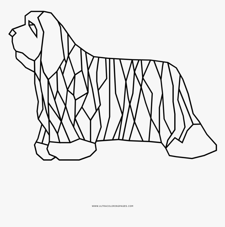 Sad Dog Coloring Page - Line Art, HD Png Download, Free Download