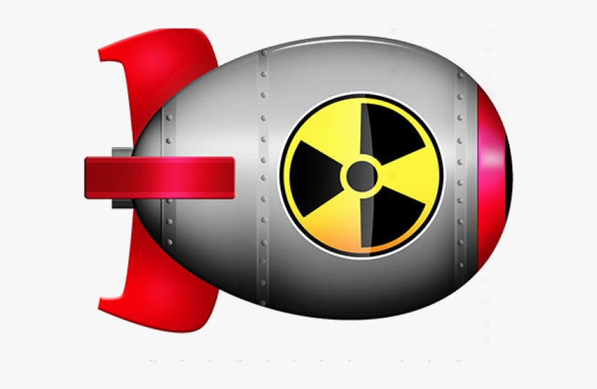 Nuke Clipart Missile - Nuclear Bomb Clipart, HD Png Download, Free Download
