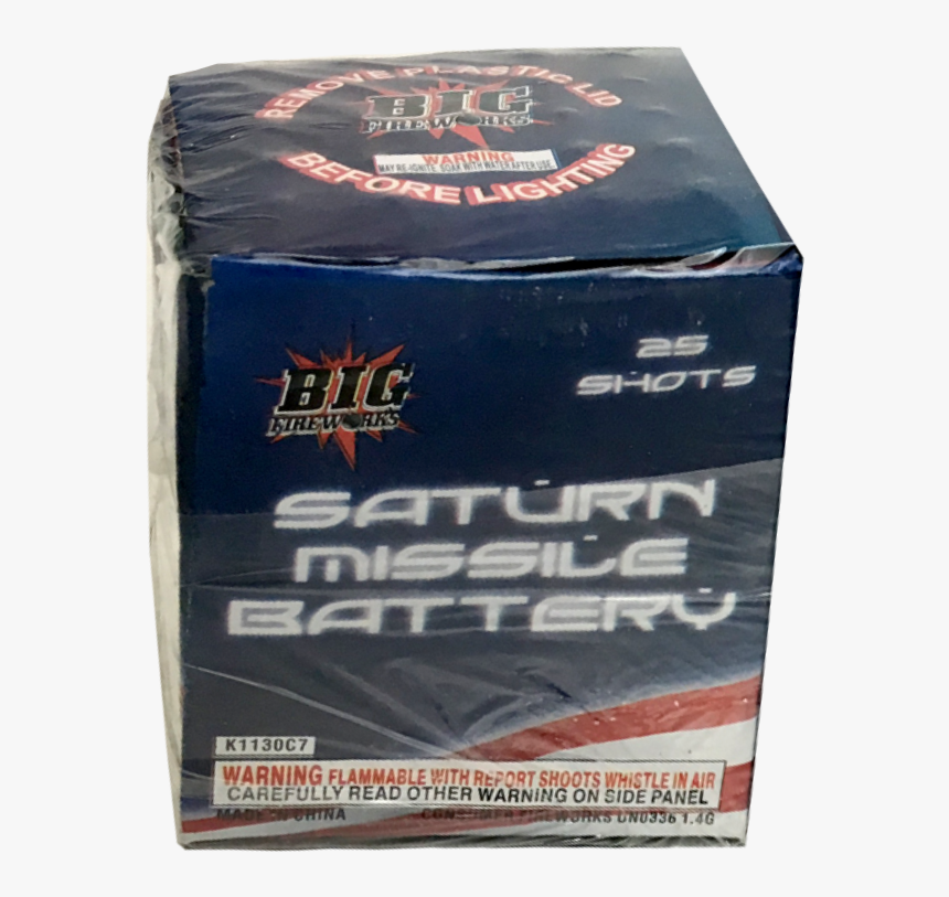 Saturn Missile 25 Shot Single Pack"
 Title="saturn - Box, HD Png Download, Free Download