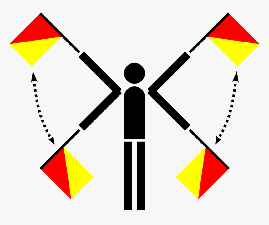 Flag Semaphore, HD Png Download, Free Download