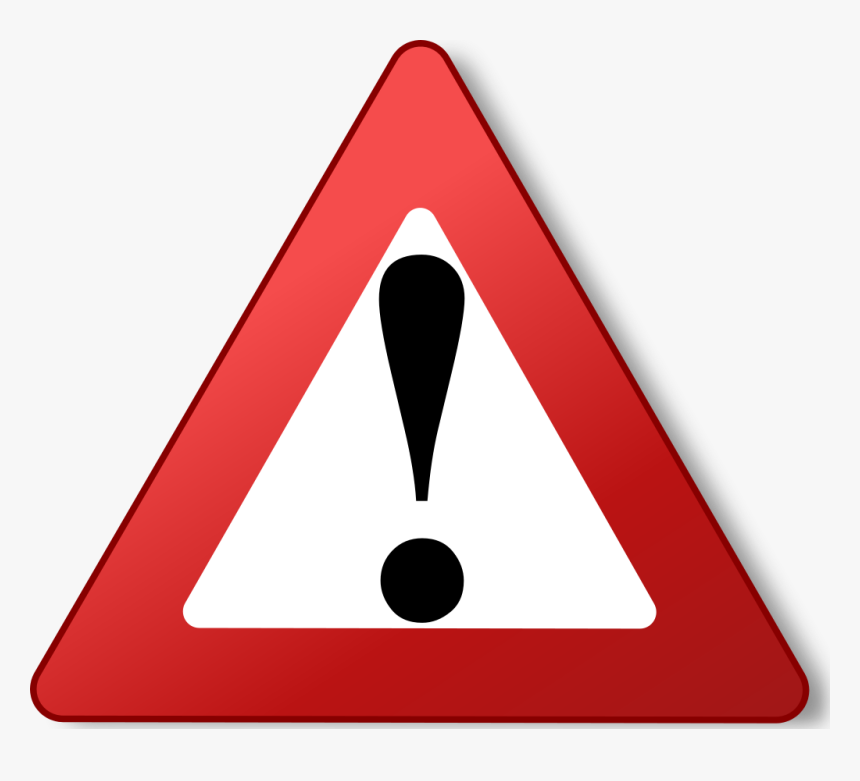 Attention Png - Warning Sign, Transparent Png, Free Download