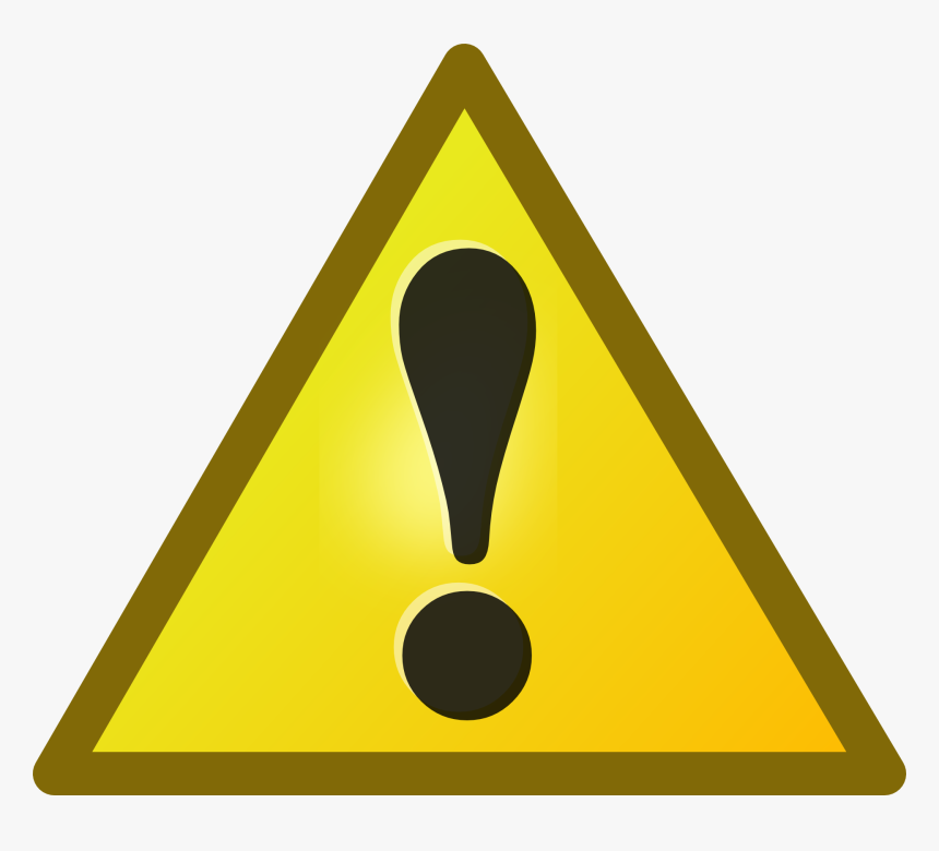 Download For Free Attention Icon - Warning Emoji, HD Png Download, Free Download