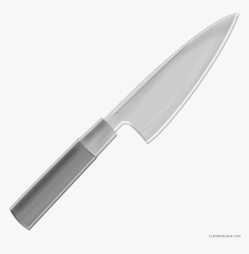 Knife Clipart Butter Knife - Kitchen Knife Transparent Background, HD Png Download, Free Download