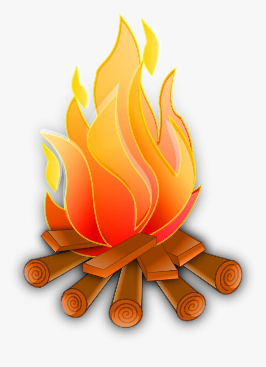 Campfire Vector Png Image - Clipart Bonfire, Transparent Png, Free Download