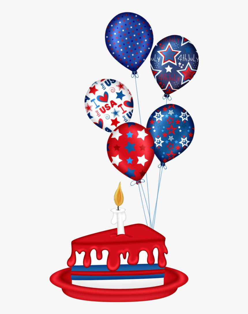4th Of July Balloons Clipart, HD Png Download, Free Download