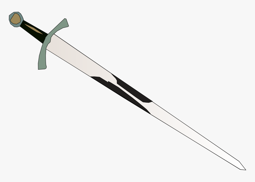 Transparent Black Sword Clipart - Sword Clip Art, HD Png Download, Free Download