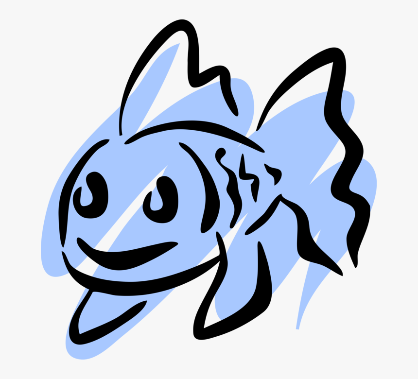 Vector Illustration Of Aquarium Tropical Fish Symbol, HD Png Download, Free Download