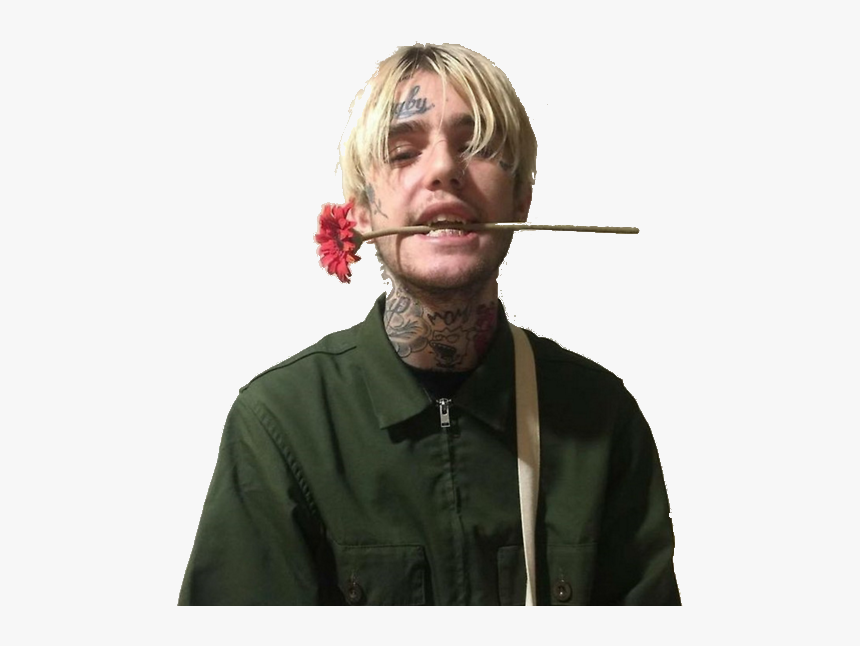 Thumb Image - Lil Peep With Rose, HD Png Download, Free Download
