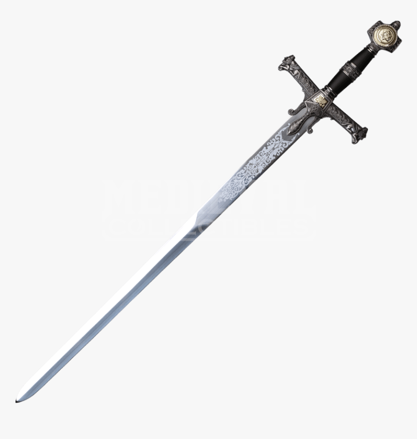 Transparent Black Sword Clipart - Medieval Sword Png, Png Download, Free Download