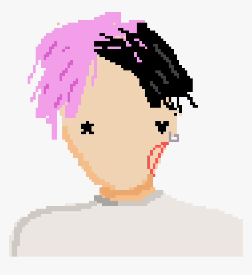 Pixilart Lil Peep Pixel Bild, HD Png Download, Free Download