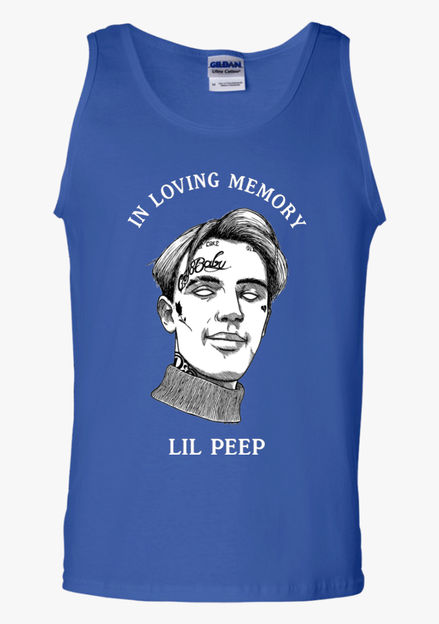 Lil Peep Tank Top In Loving Memory - T-shirt, HD Png Download, Free Download