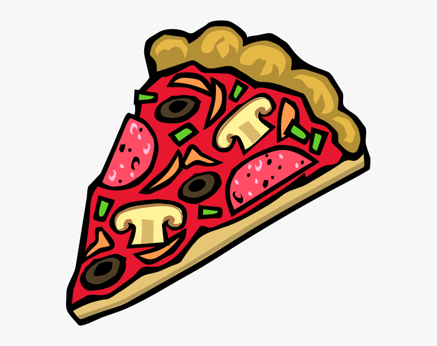 Vector Illustration Of A Pepperoni Pizza Icon - Pizza Clip Art, HD Png Download, Free Download